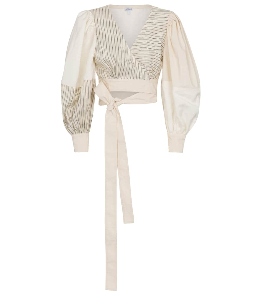 Loewe Puff sleeve wrap top