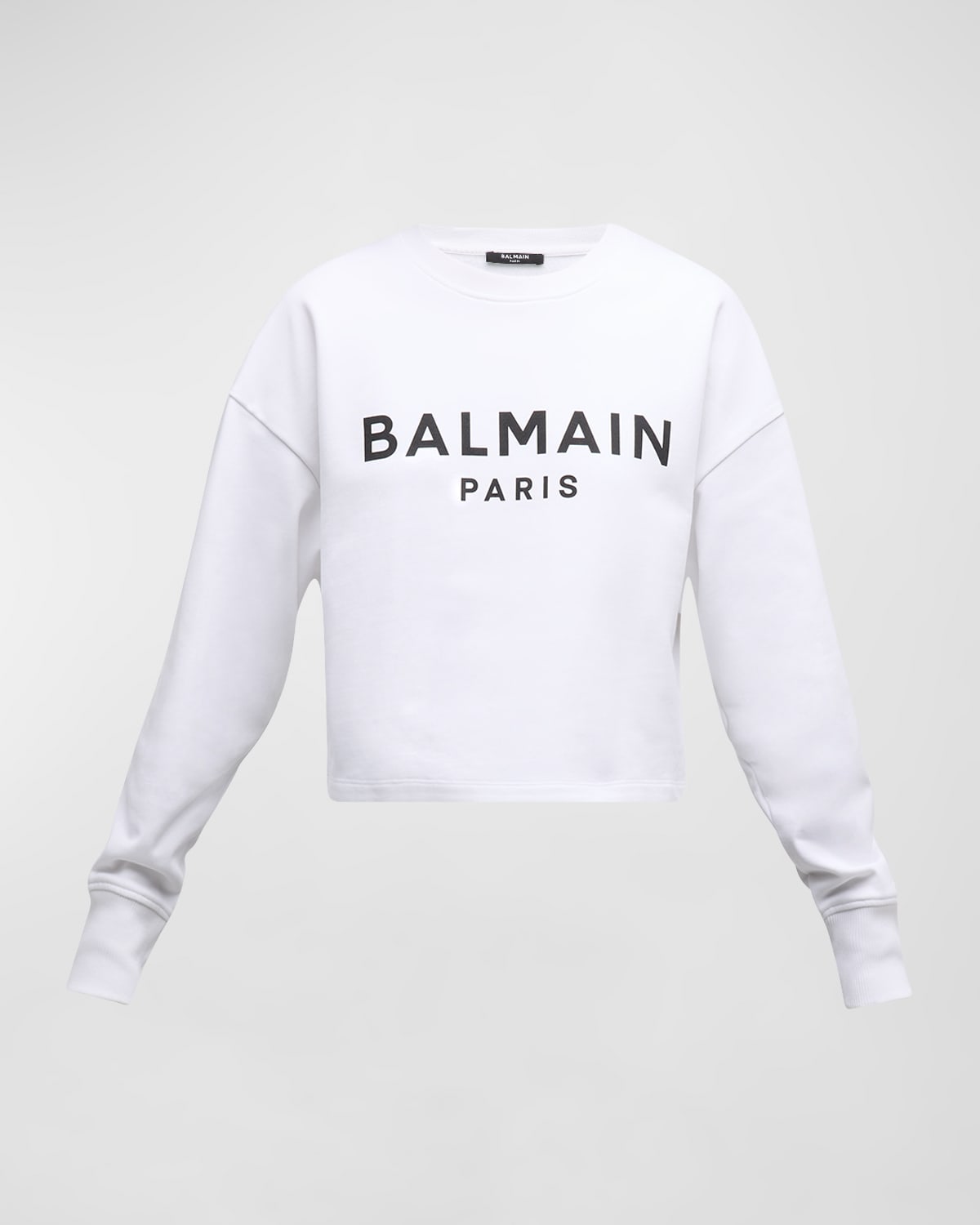 Logo Bulky Crop Sweatshirt