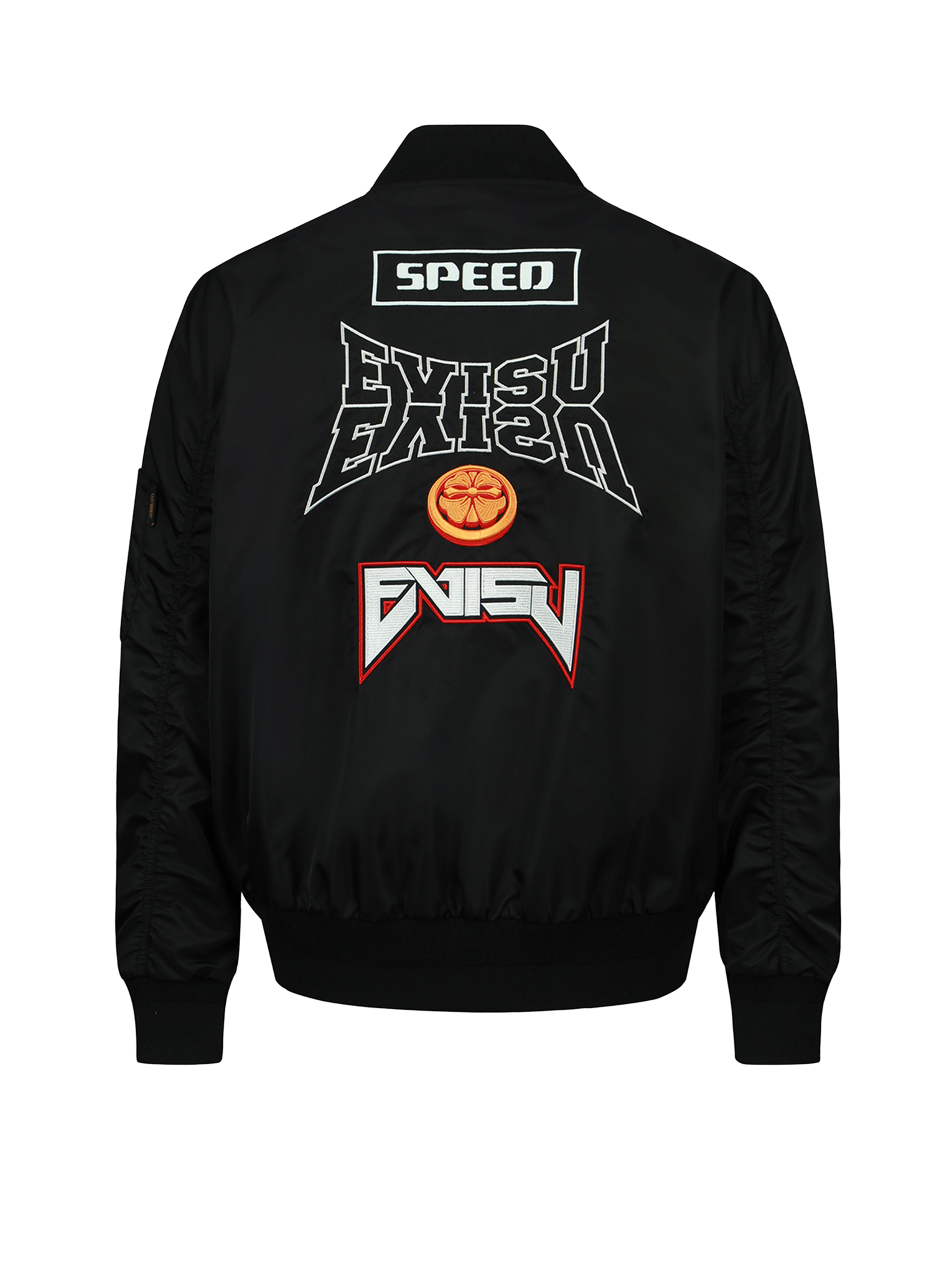 Logo and Kamon Embroidered MA-1 Bomber Jacket