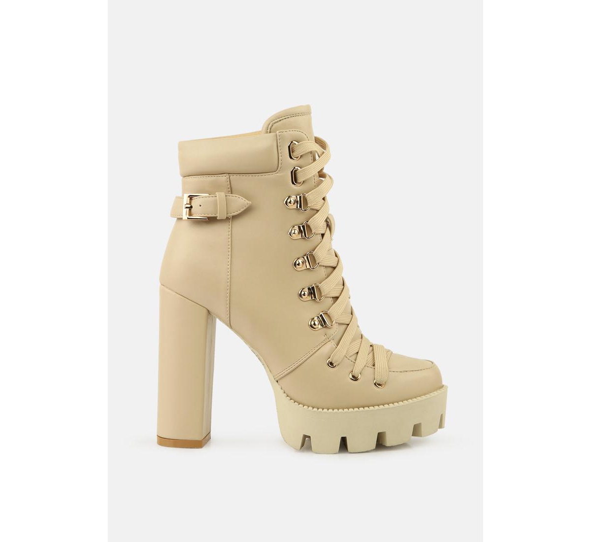 London Rag willow combat boot - Beige