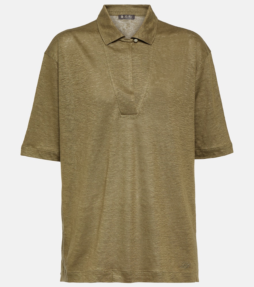 Loro Piana Linen polo top