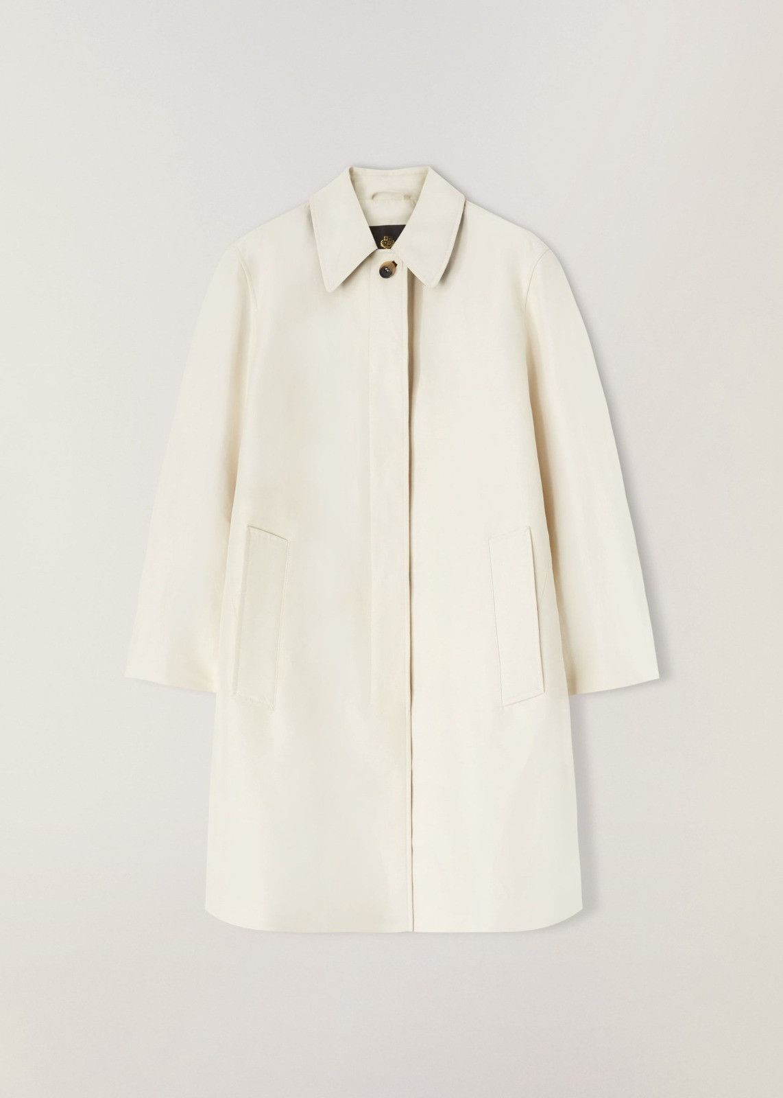 Loro Piana O1Srvl11E1224 Iconic Duster Coat In White, Women's (Size Medium)