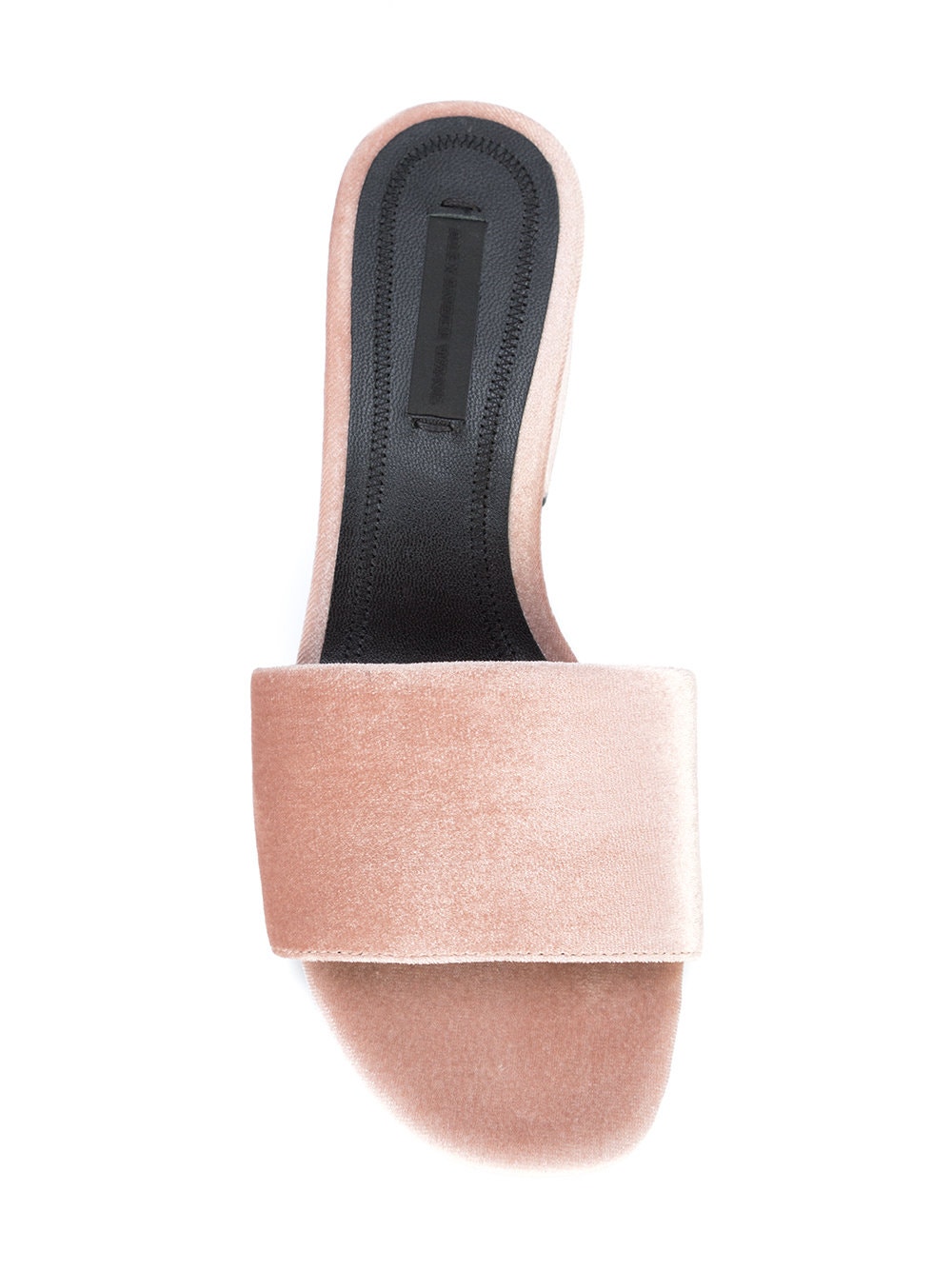 Lou Blush Velvet Mules