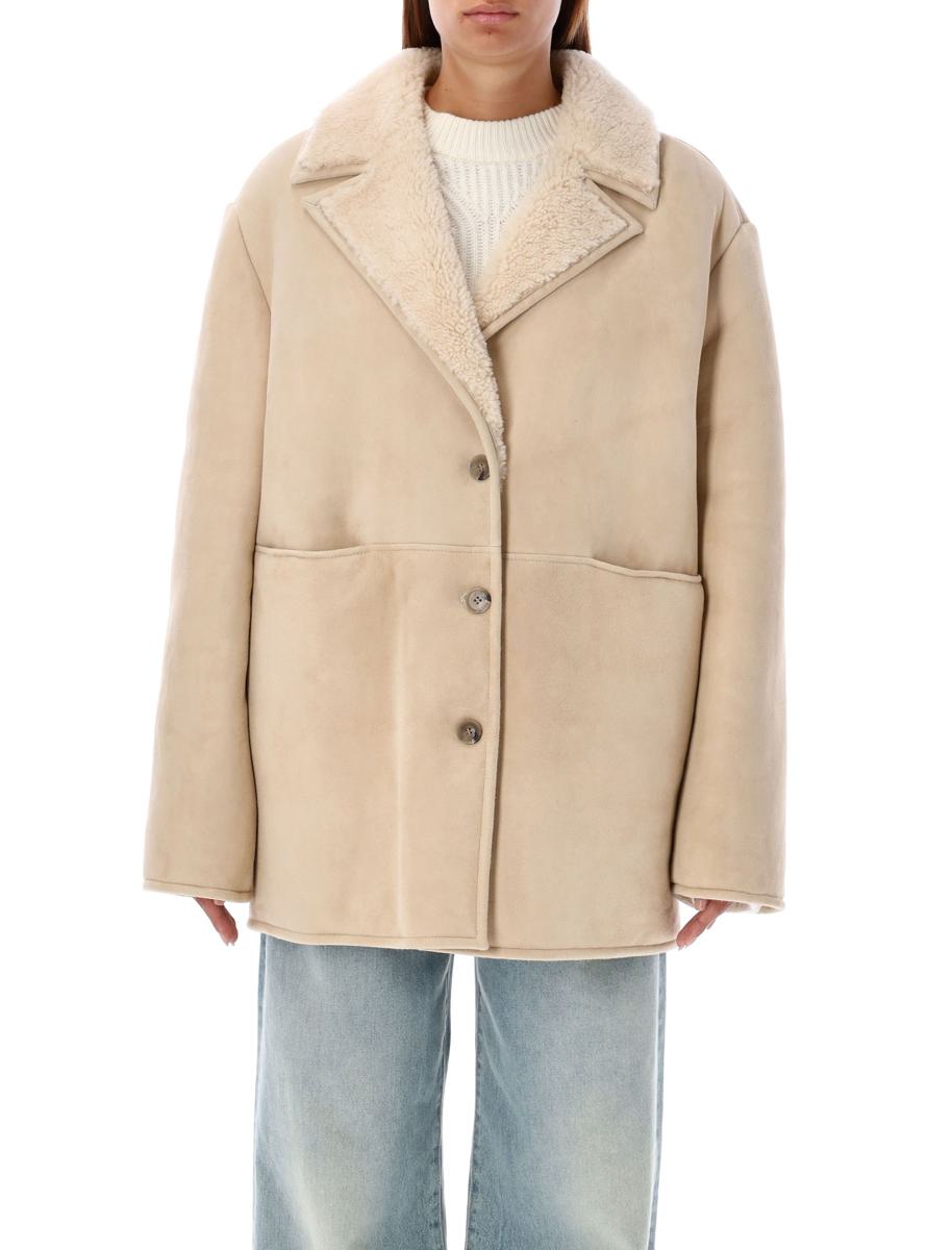 Loulou Studio Cirebo Shearling Coat