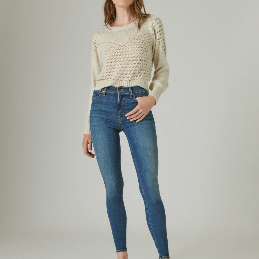 Lucky Brand Uni Fit High Rise Skinny Jean - Women's Pants Denim Skinny Jeans in Confidence Club