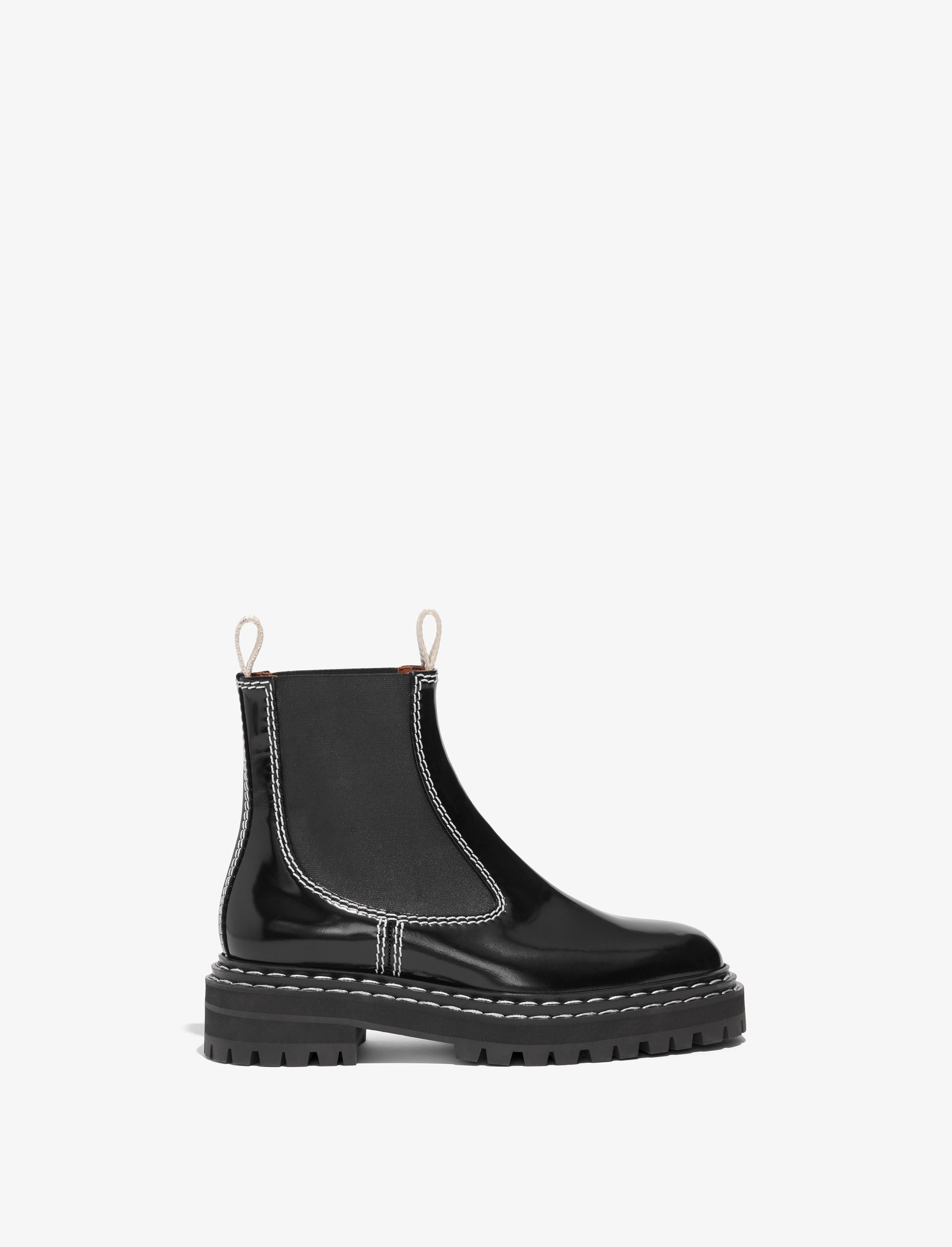 Lug Sole Chelsea Boots in Spazzolato Leather