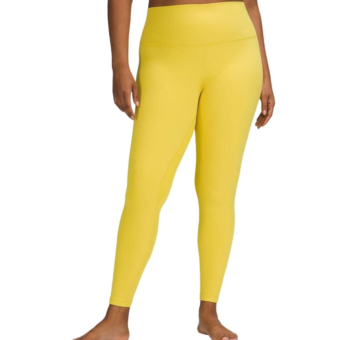 Lululemon Align High Rise Pants 28" Ankle Skinny Soleil 4 in Yellow, Women's (Size 27)