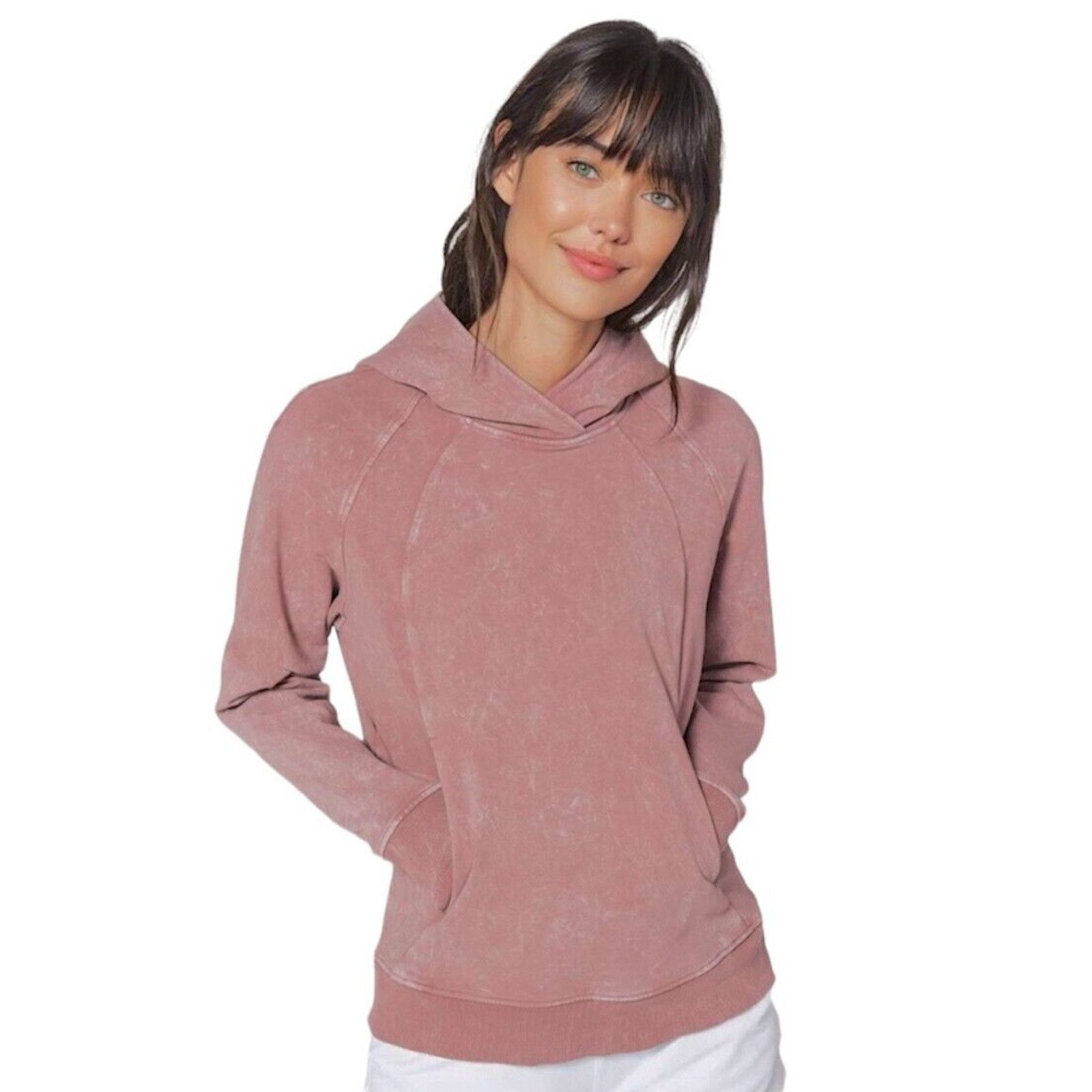 Lululemon Scuba Pullover Hoodie Sweatshirt Comfy Mauve Wash in Pink, Women's (Size Medium)