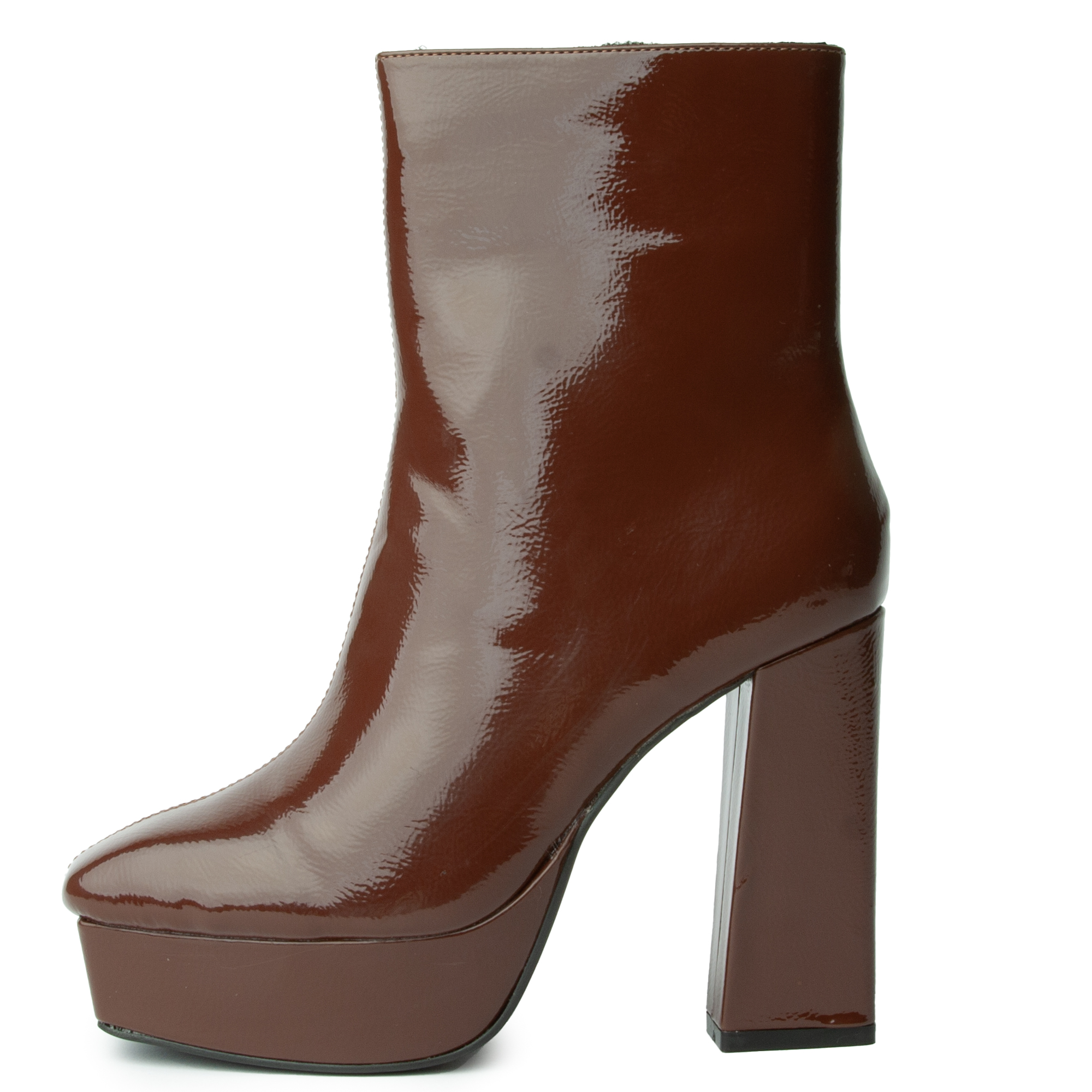 Luster-1 Brown Ankle Boots Brown