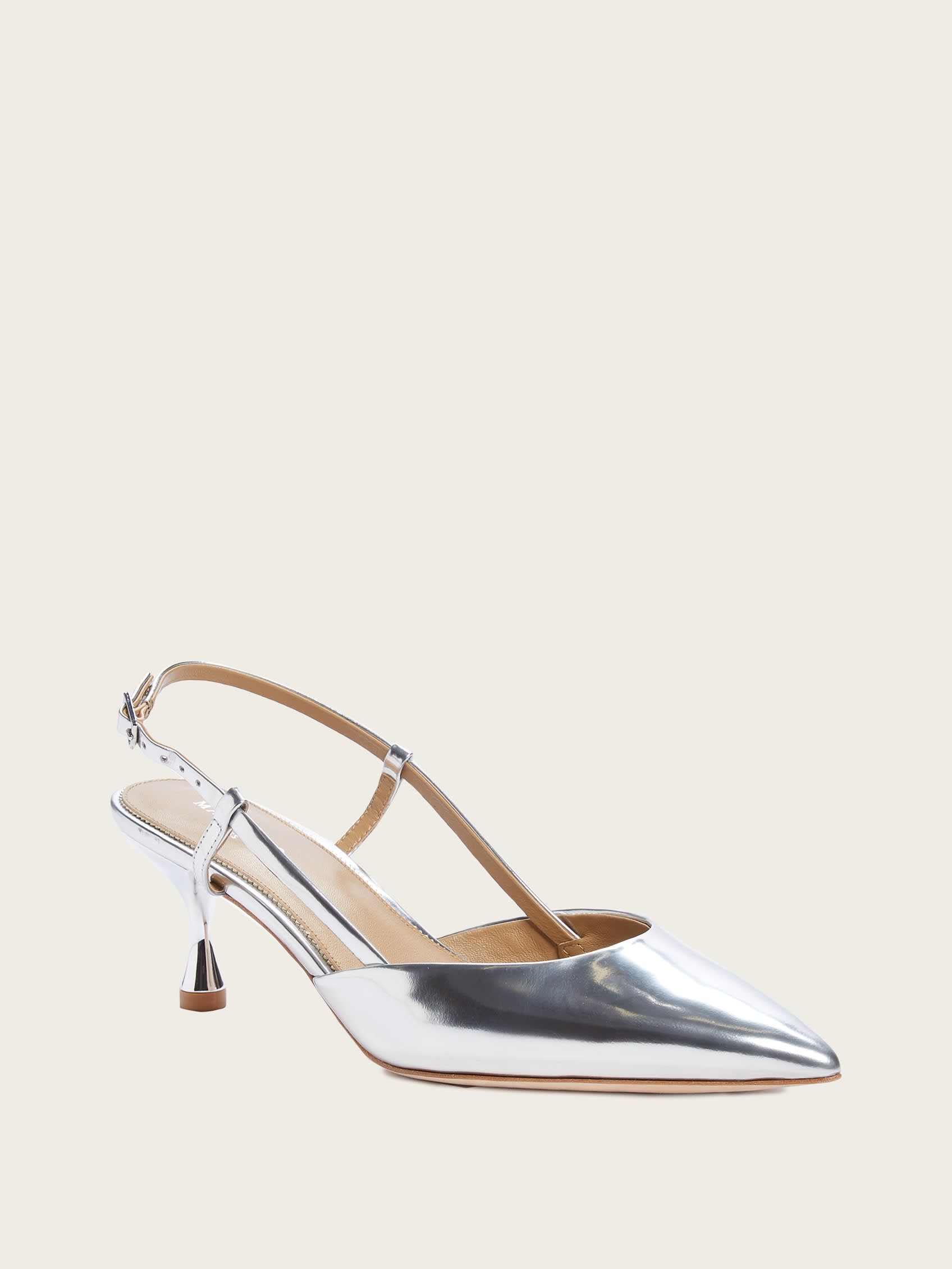 MARCIANO Jen Metallic Kitten Heels