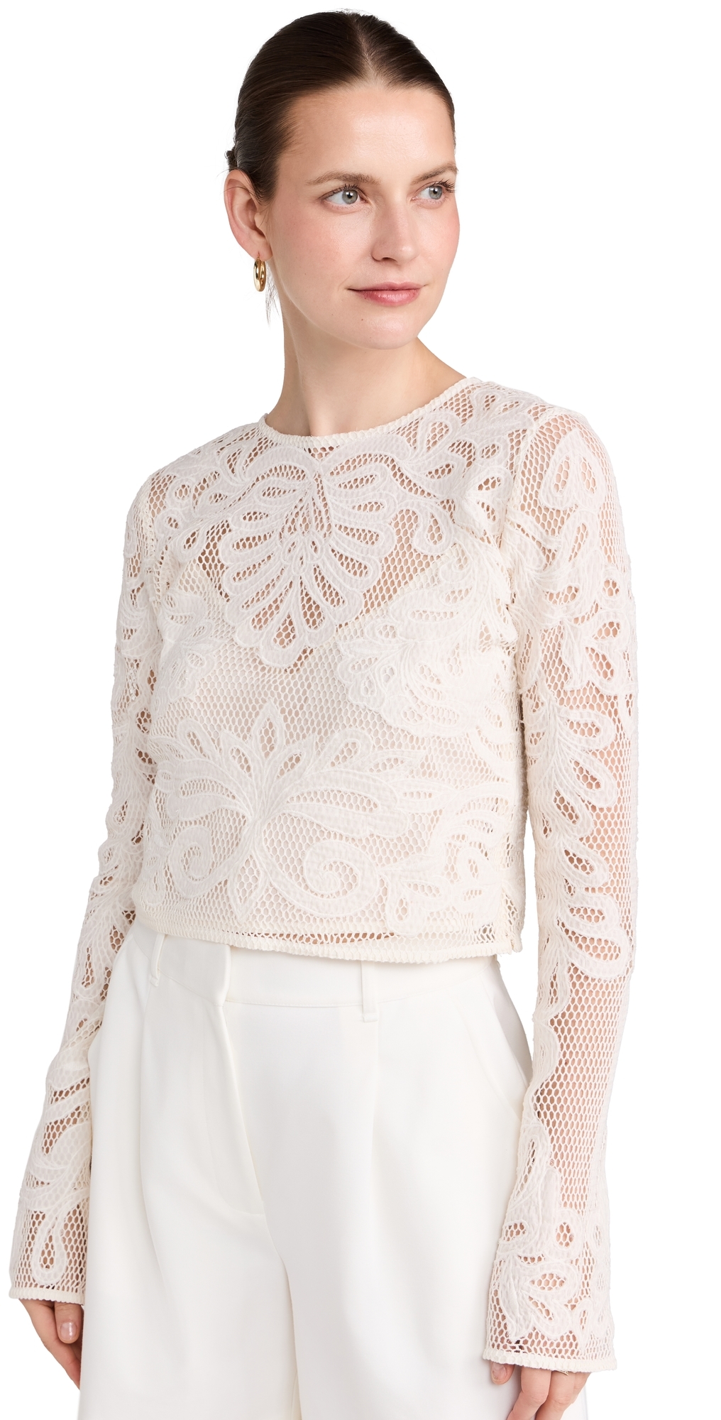 MISA Oscana Top Embroidered Mesh XXS