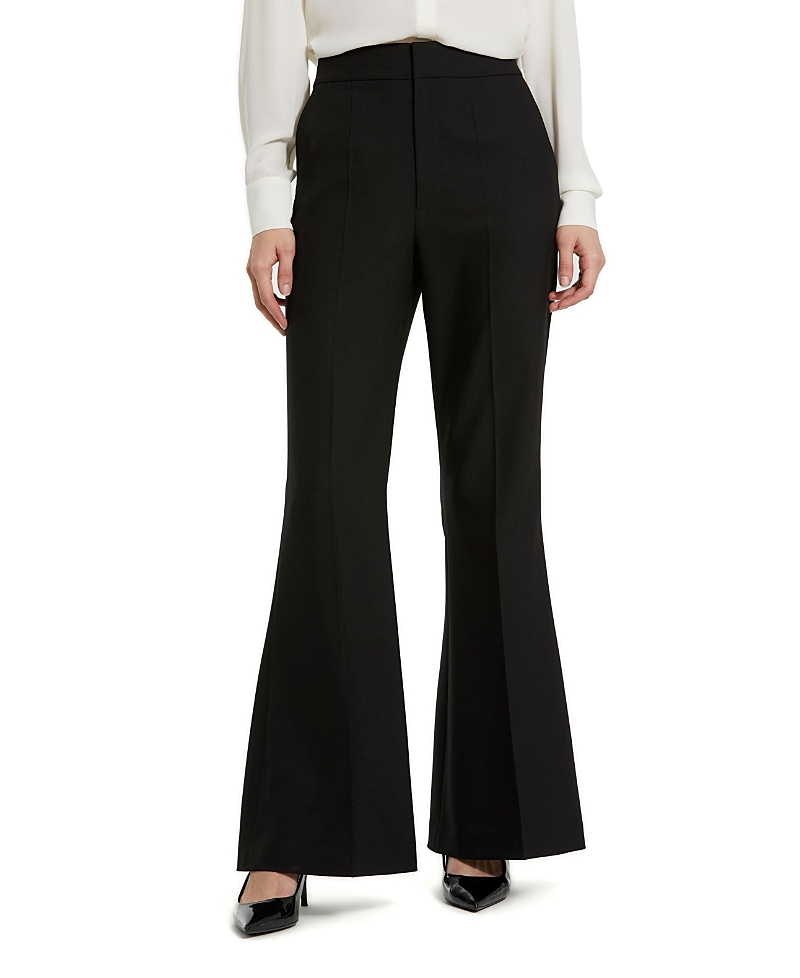 Mac Duggal Classic Crepe Flared Trouser Pant