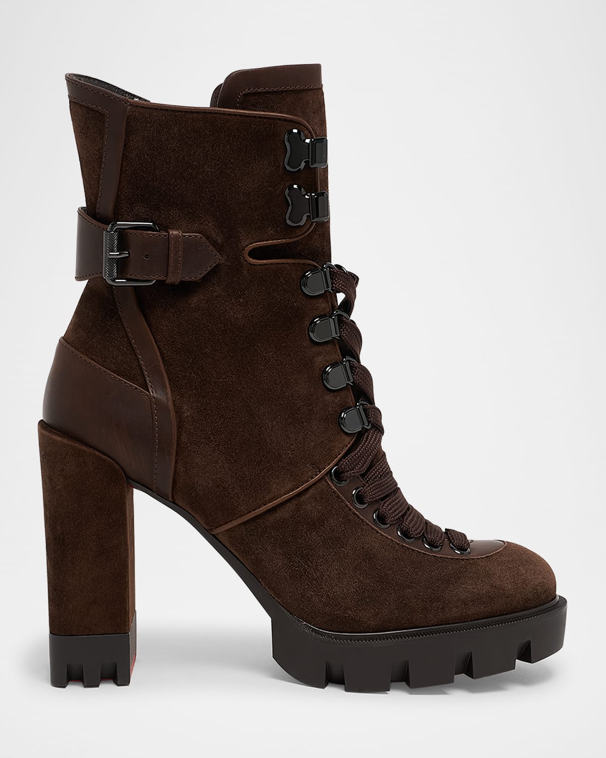 Macademia Suede Lace-Up Boots