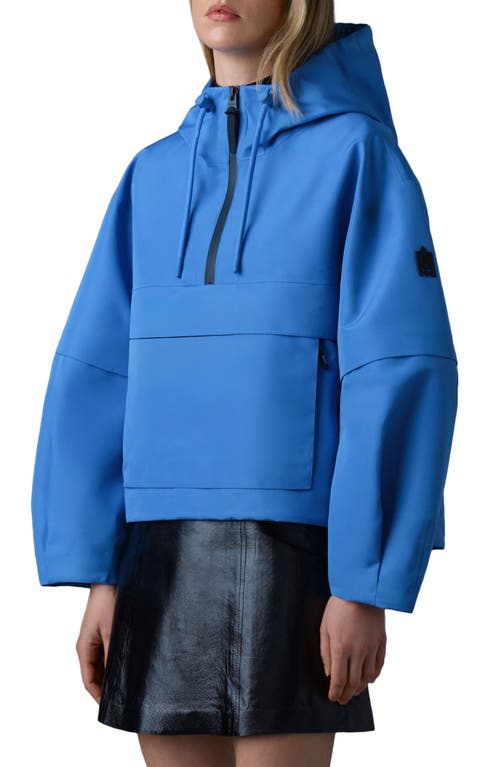 Mackage Demie Convertible Windproof & Water Repellent Recycled Polyester Anorak in Celestial Blue-Trench at Nordstrom, Size Small