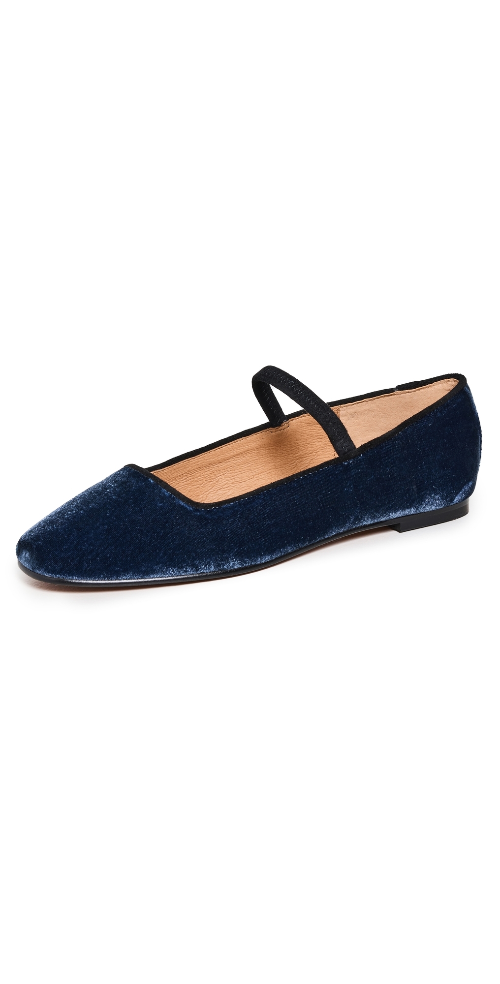 Madewell Greta Velvet Mary Janes Curfew 7.5