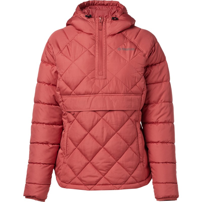 Magellan Outdoors Women's Richland Falls Insulated Anorak Mineral Red, Small - Women's Ski Outerwear at Academy Sports