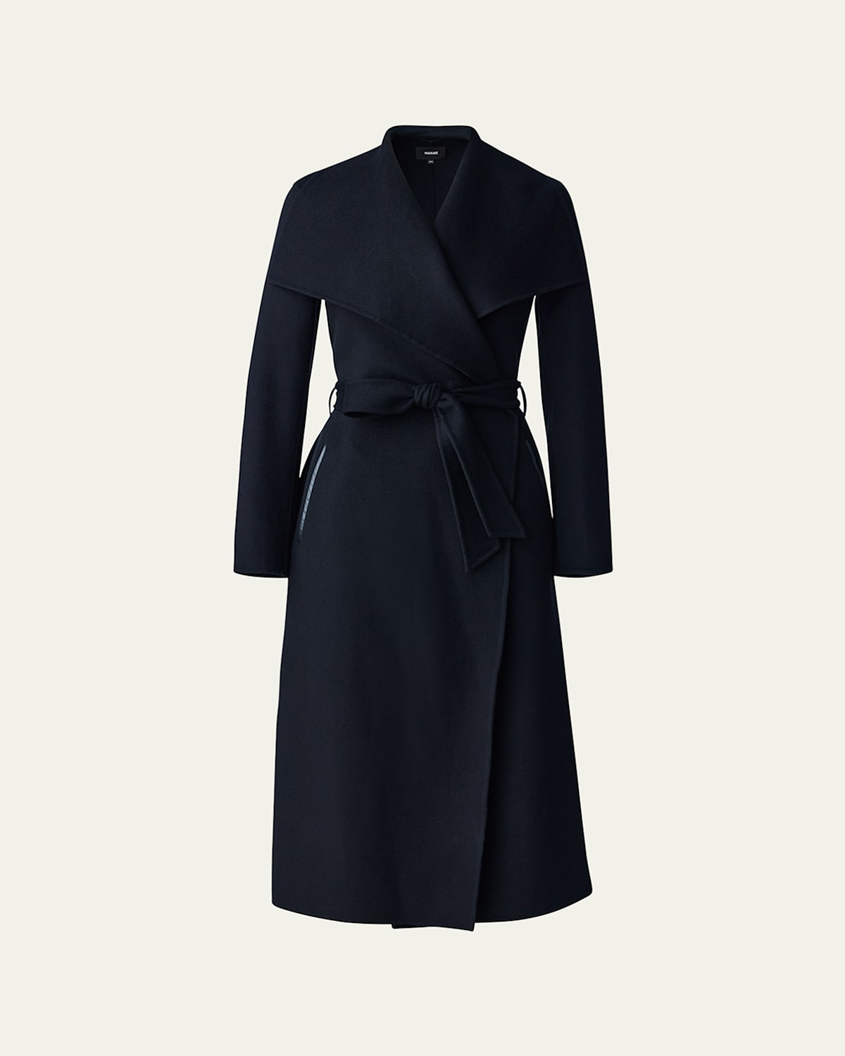 Mai Wool Belted Wrap Coat