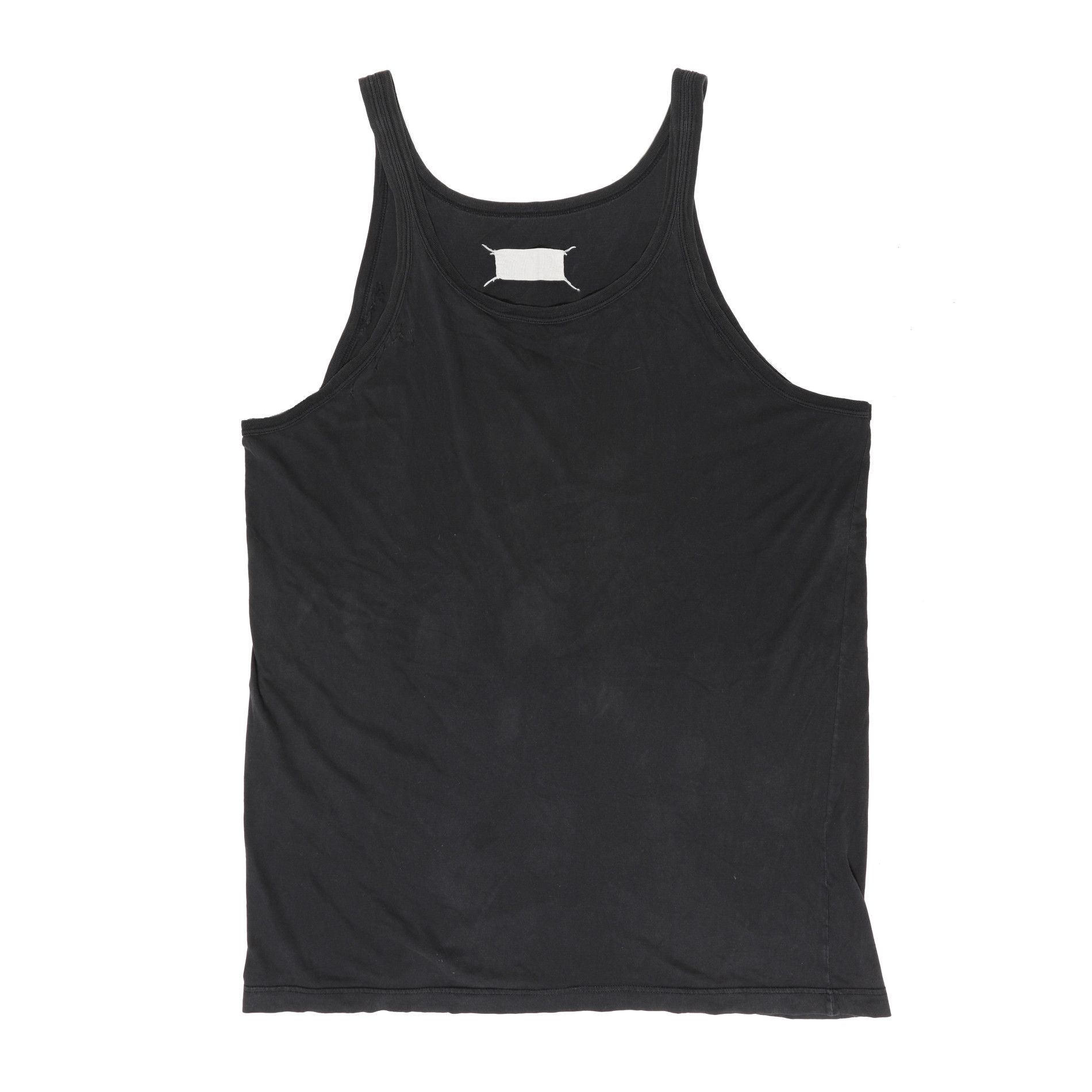 Maison Margiela 90's Oversized Tank Top in Black, Women's (Size XL)