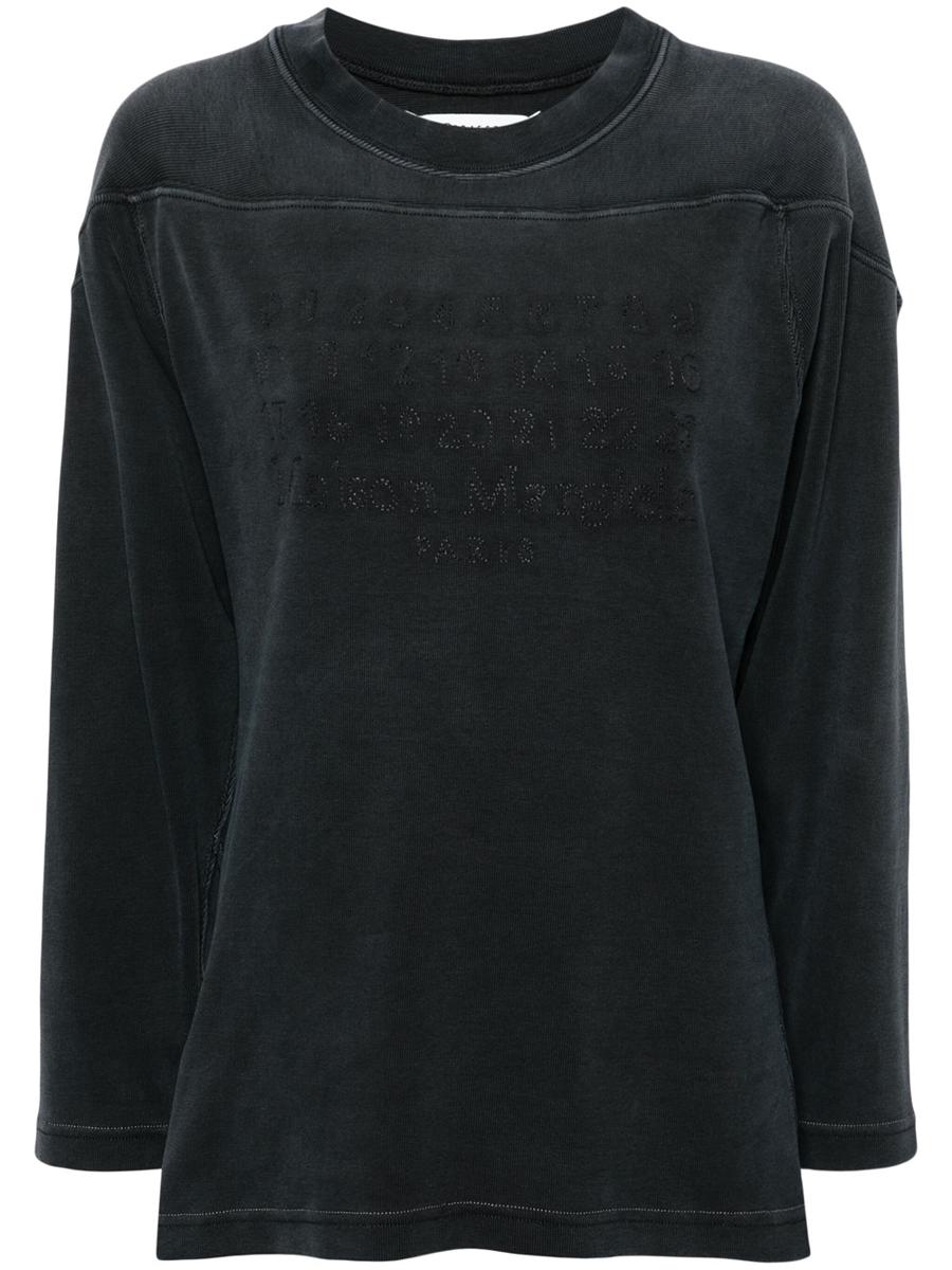 Maison Margiela Cotton Sweatshirt With Number Application