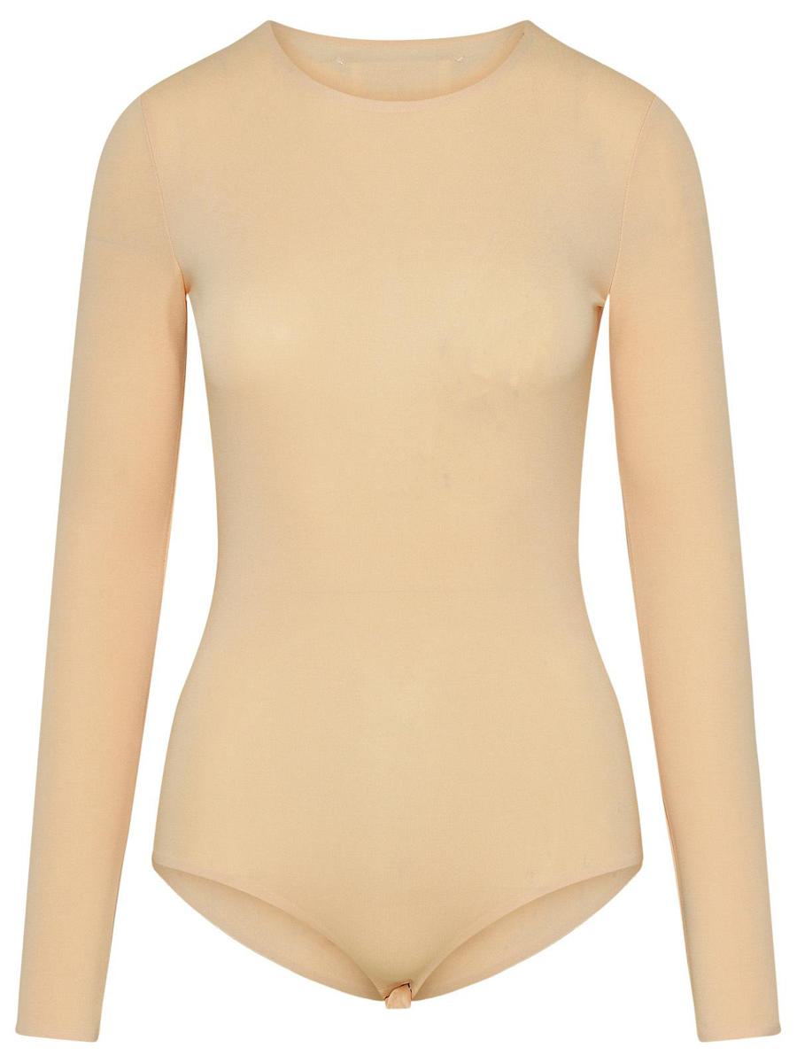 Maison Margiela Nude Viscose Blend Bodysuit