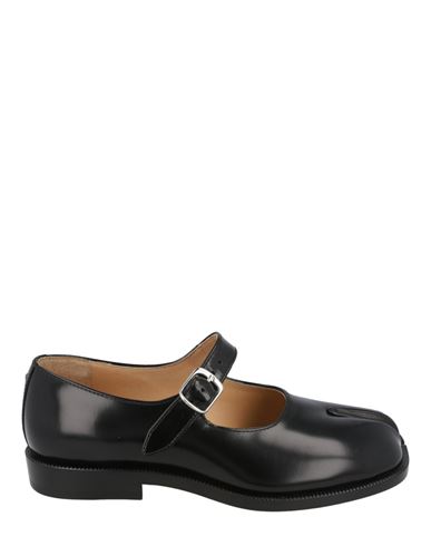 Maison Margiela Tabi Mary-janes Woman Loafers Black Size 5 Calfskin