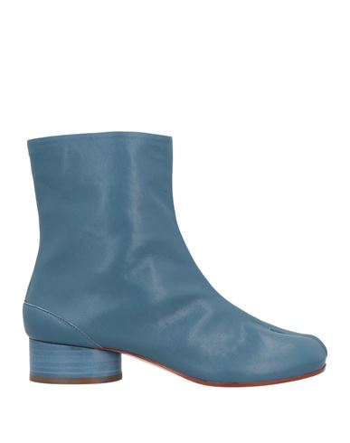 Maison Margiela Woman Ankle boots Pastel blue Size 7 Leather