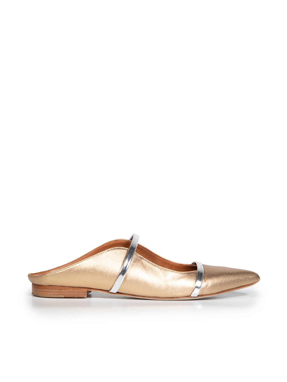 Malone Souliers Bronze Leather Maureen Mules