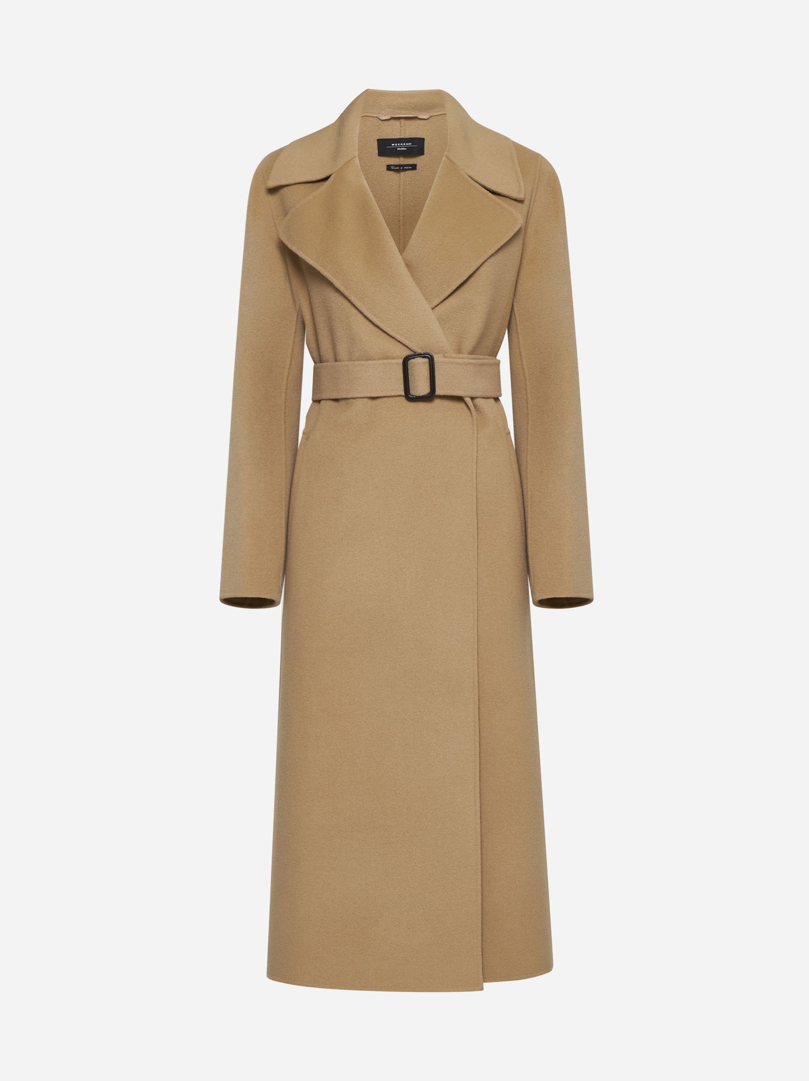 Manu belted wool coat