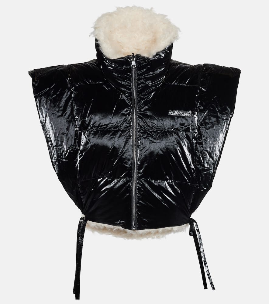 Marant Etoile Cody satin puffer jacket