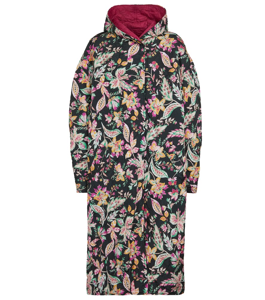 Marant Etoile Dean reversible floral raincoat