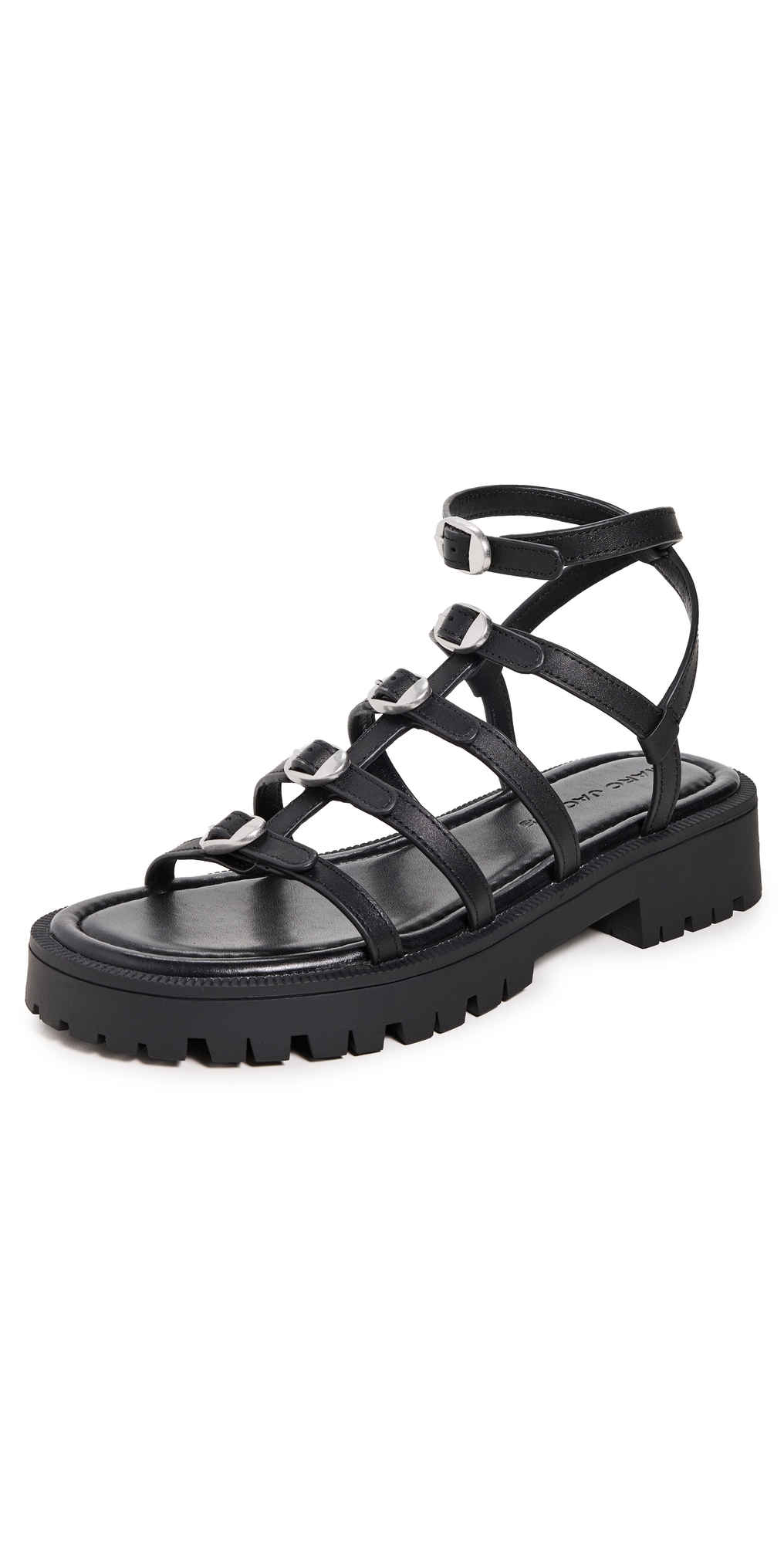 Marc Jacobs The Kiki Gladiator Sandals Black 40