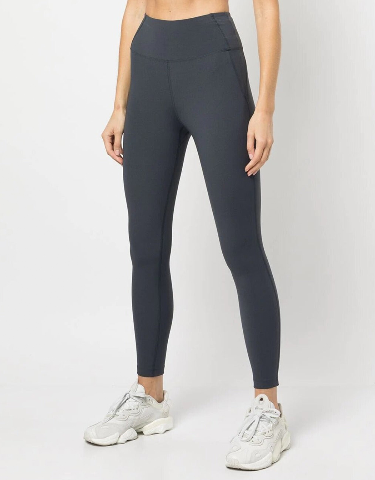 Marchesa Active Serena High Waisted Compression Fit Performance Leggings-Grey - S