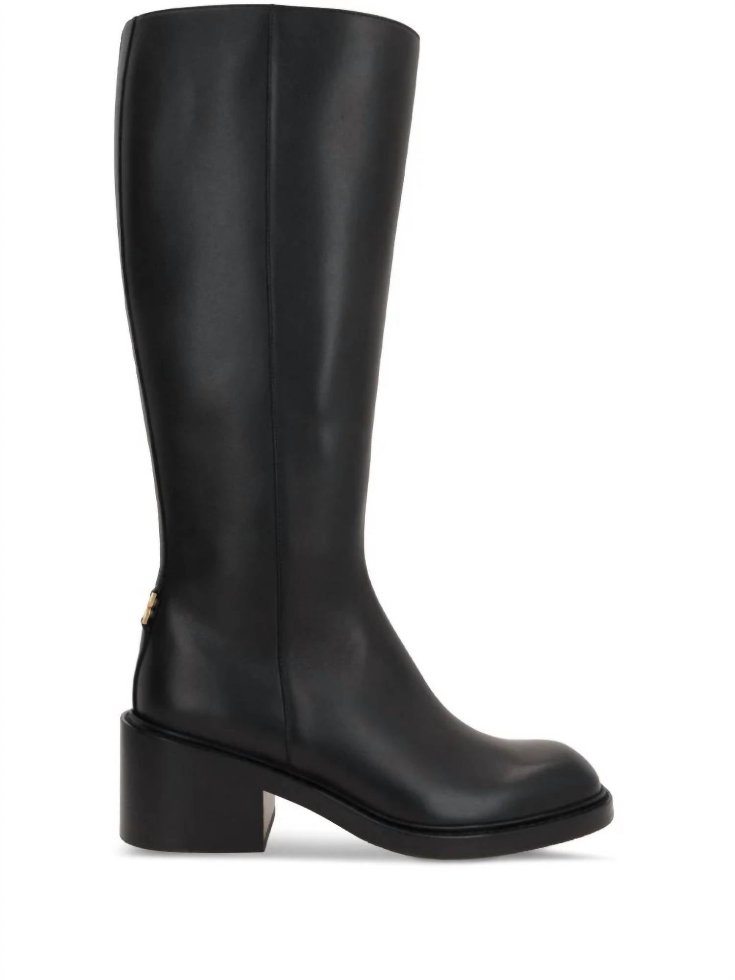 Marcie Heeled Boot In Black