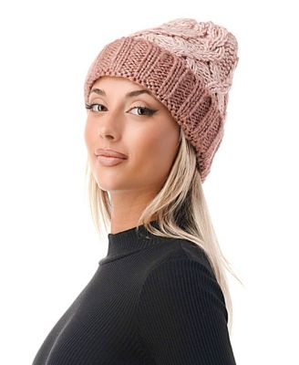 Marcus Adler Women's Cable Knit Beanie