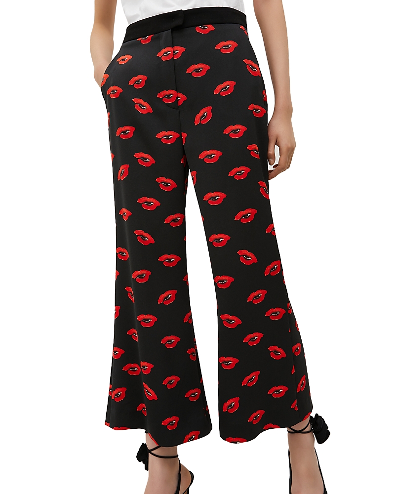 Marella Robert Printed Satin Flared Pants