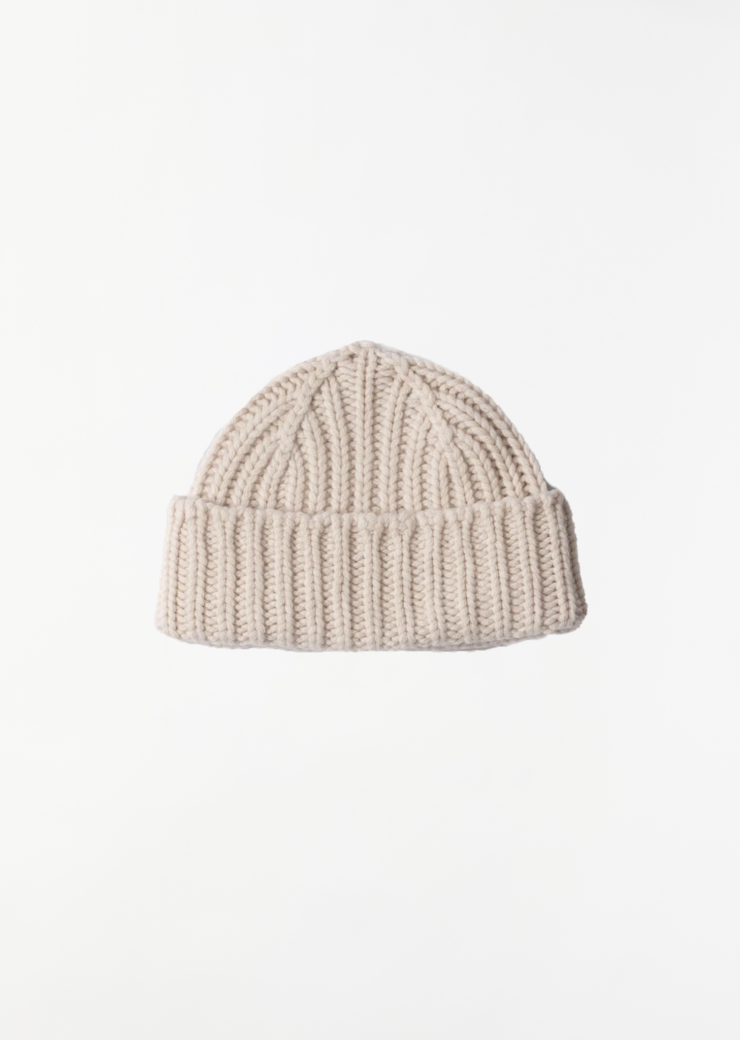 Margaret Howell Chunky Rib Beanie ?? Cream