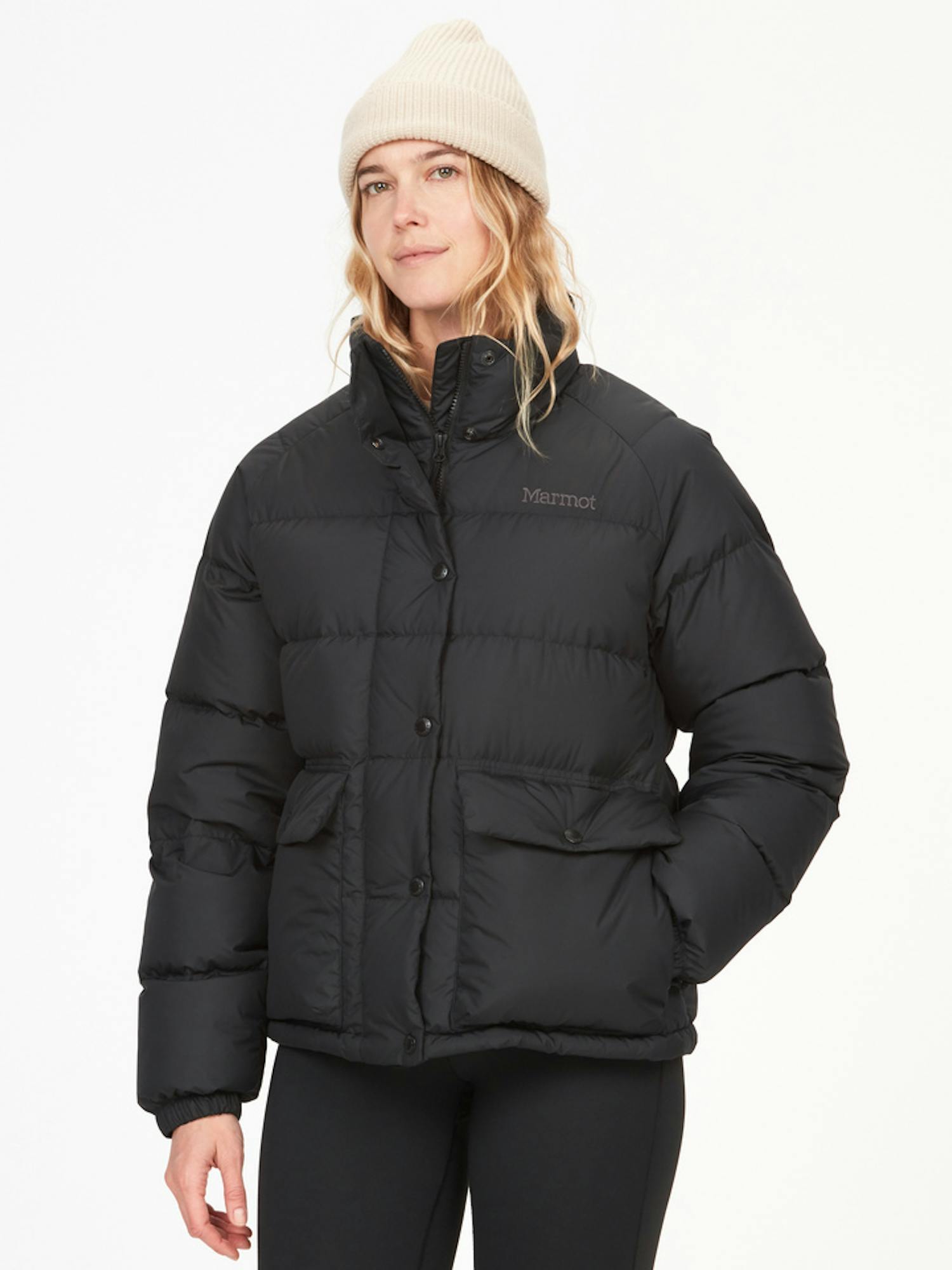 Marmot Women's Strollbridge Down Short Coat in Black Size: Large