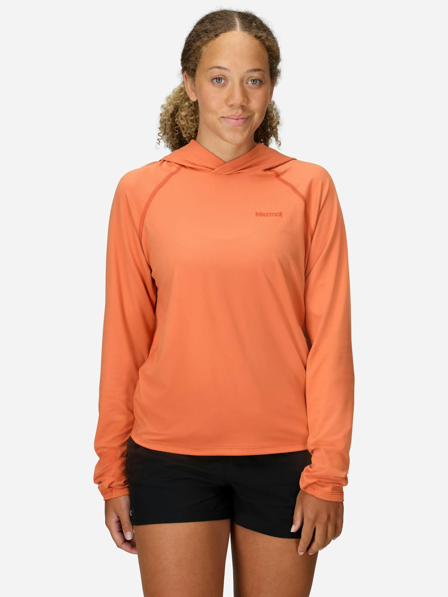 Marmot Women's Windridge UPF 50 Hoody in Pomelo Size: XS