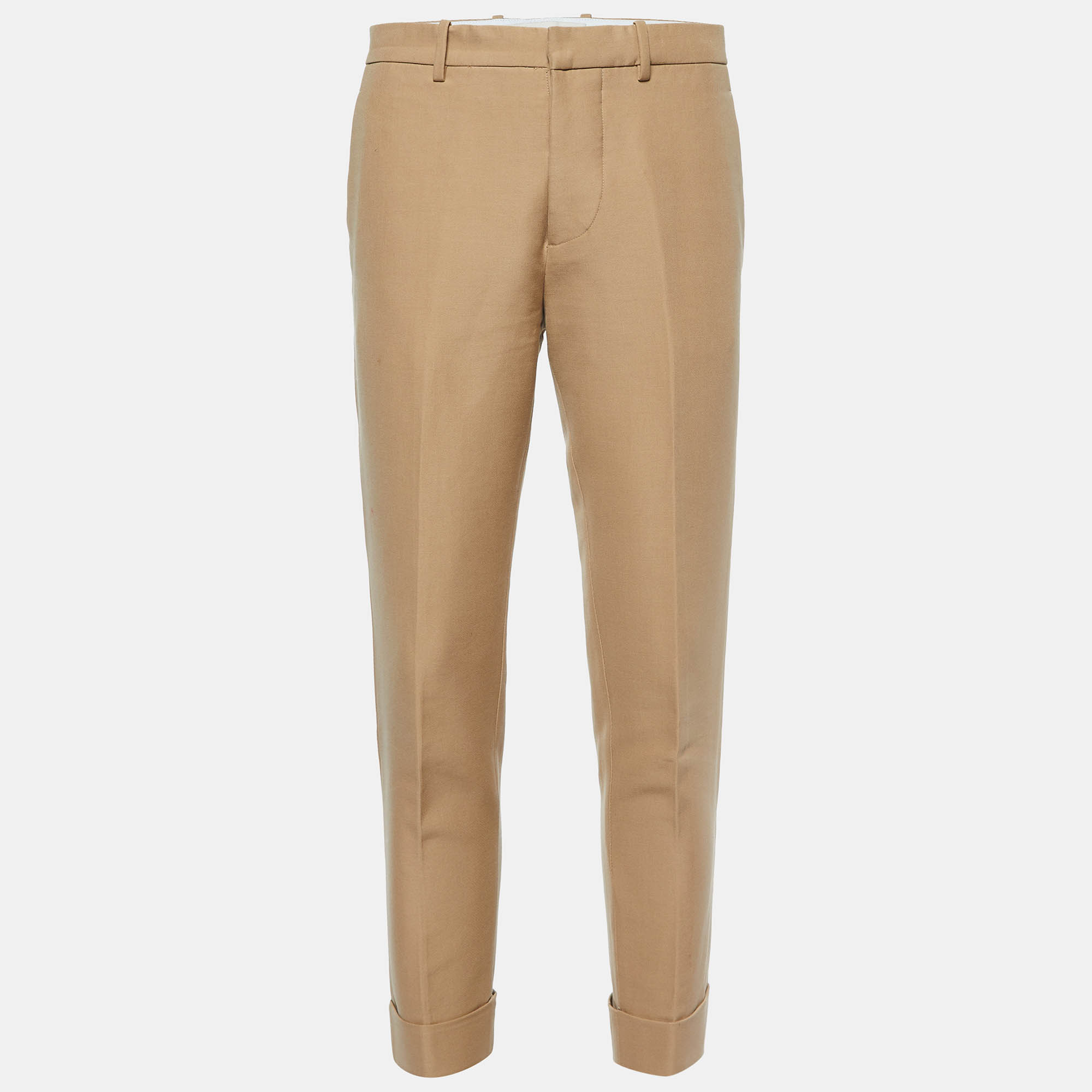 Marni Beige Cotton Tailored Trousers S