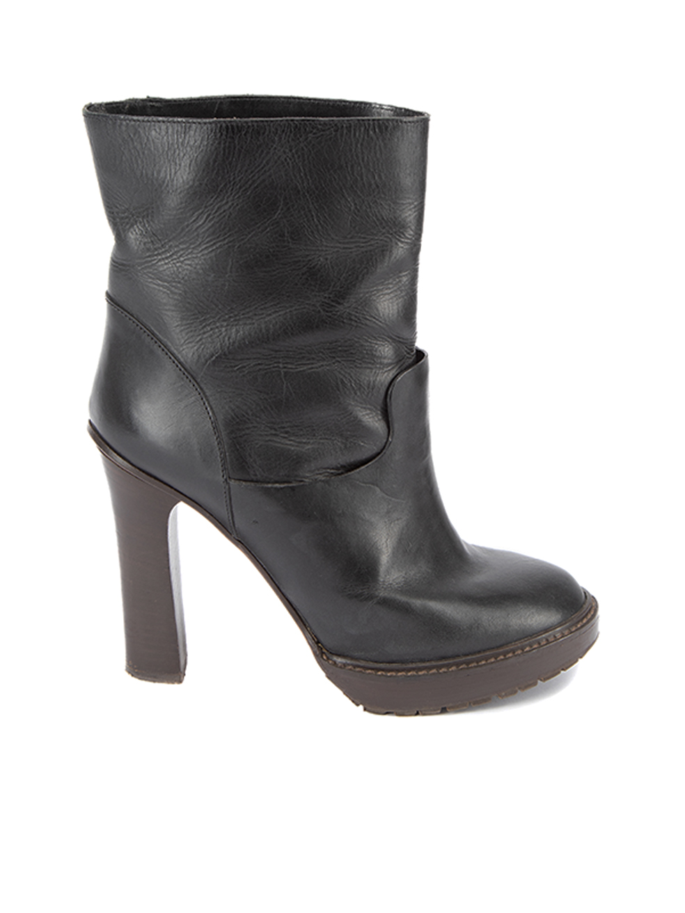 Marni Black Platform Heeled Ankle Boots