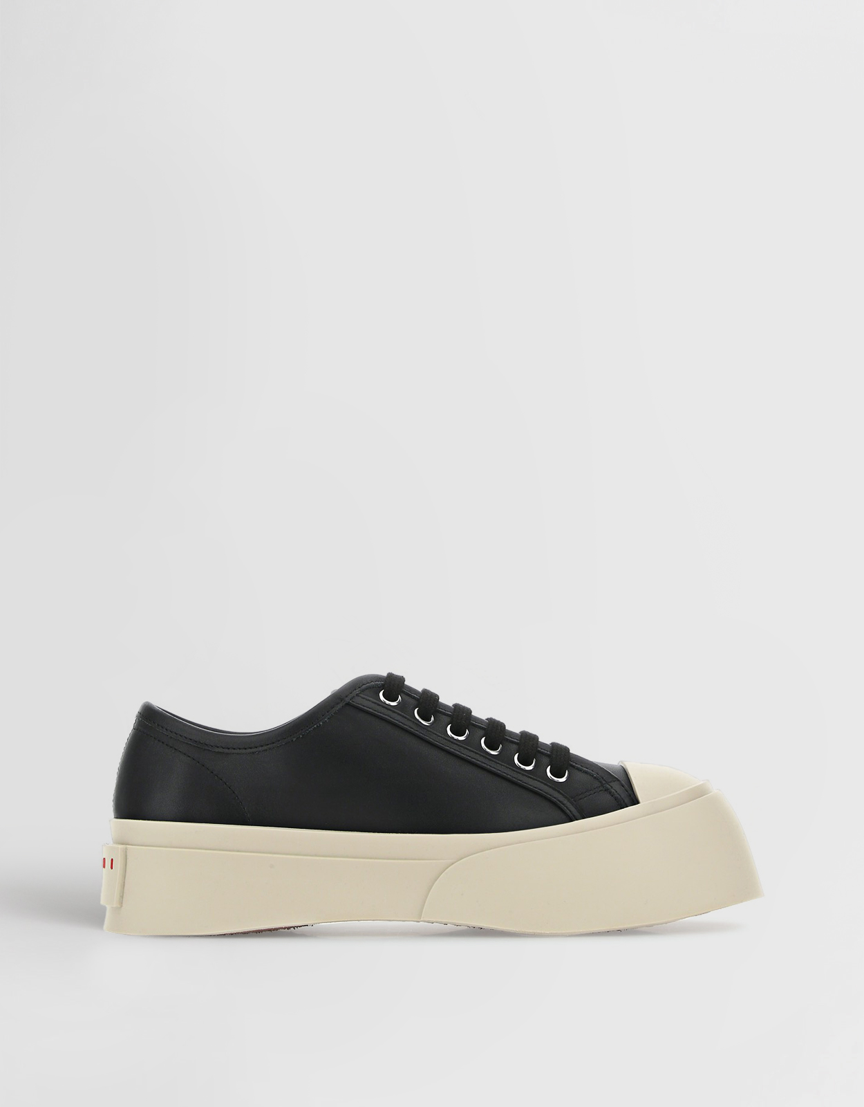 Marni Leather Chunky Sole Lace-Up Sneakers - 35