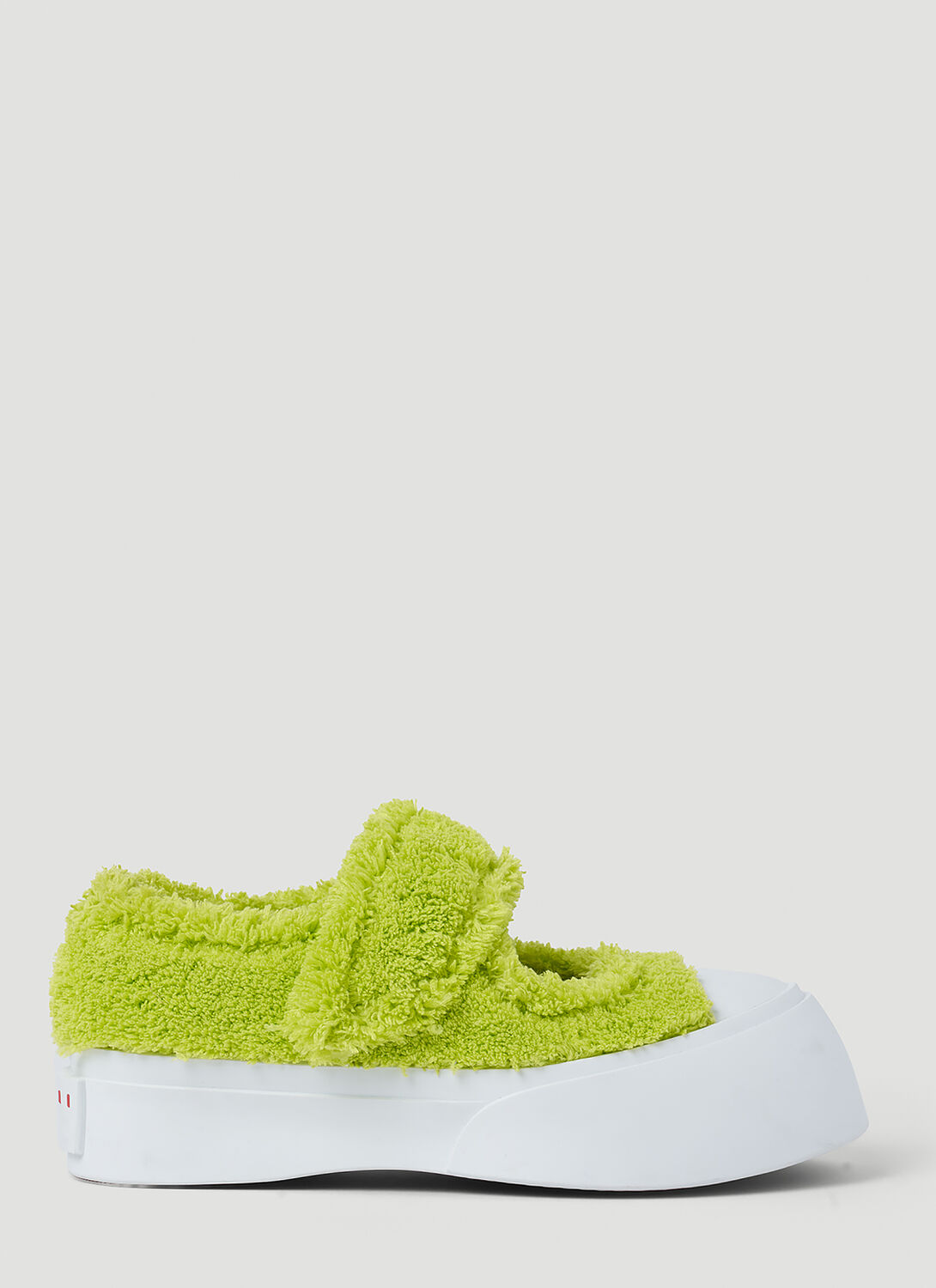 Marni Pablo Furry Mary Janes - Woman Platforms Green Eu - 41