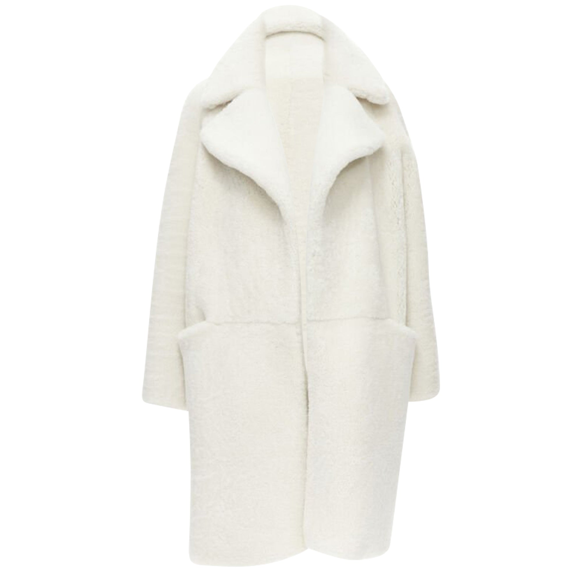 Martin Grant lambskin shearling oversized Teddy coat