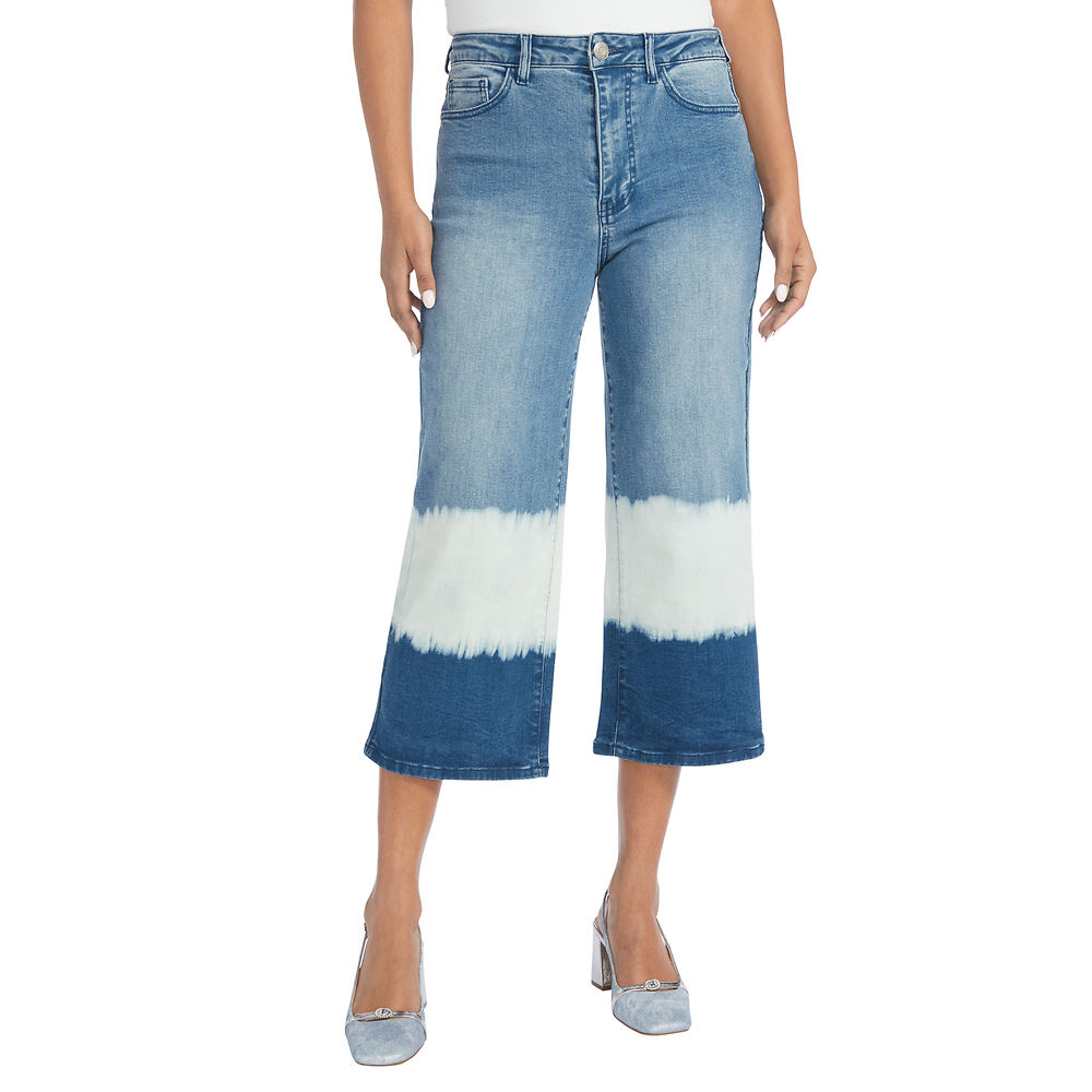 Masseys Cropped Denim Jean Multi Pants 8-Regular