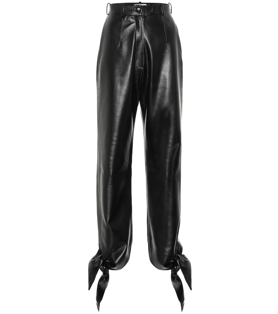 Matériel Tbilisi High-rise faux-leather pants