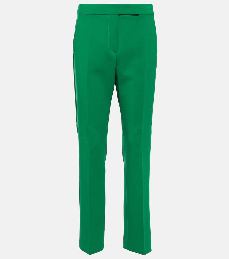 Max Mara Fuoco cropped wool-blend pants