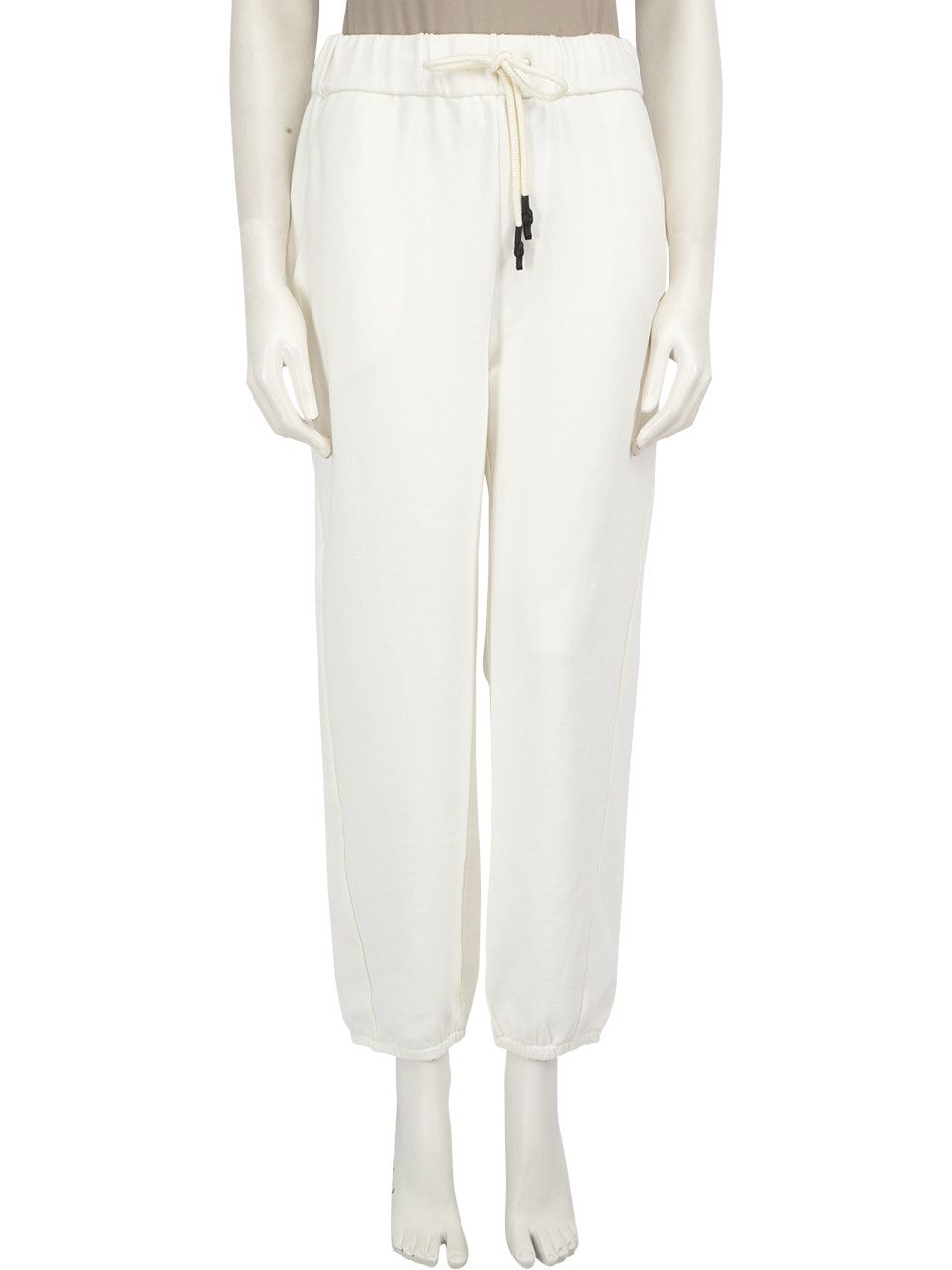 Max Mara Leisure White Relaxed Joggers, Women's (Size 28)