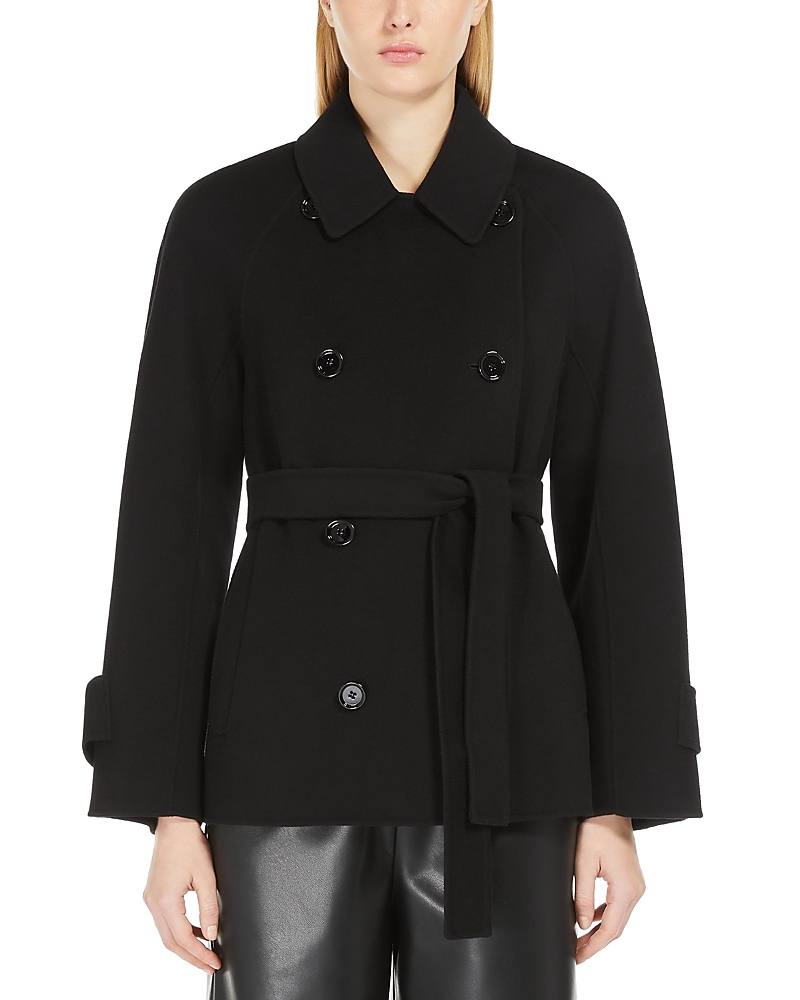 Max Mara Louis Wool Short Trench Coat