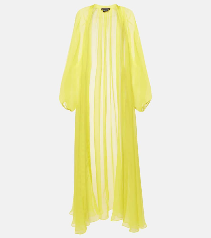 Max Mara Medicea silk chiffon duster coat