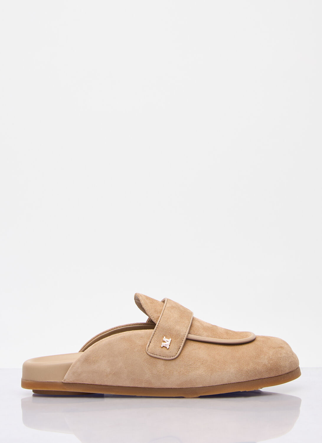 Max Mara Suede Mules - Woman Mules Beige Eu - 37